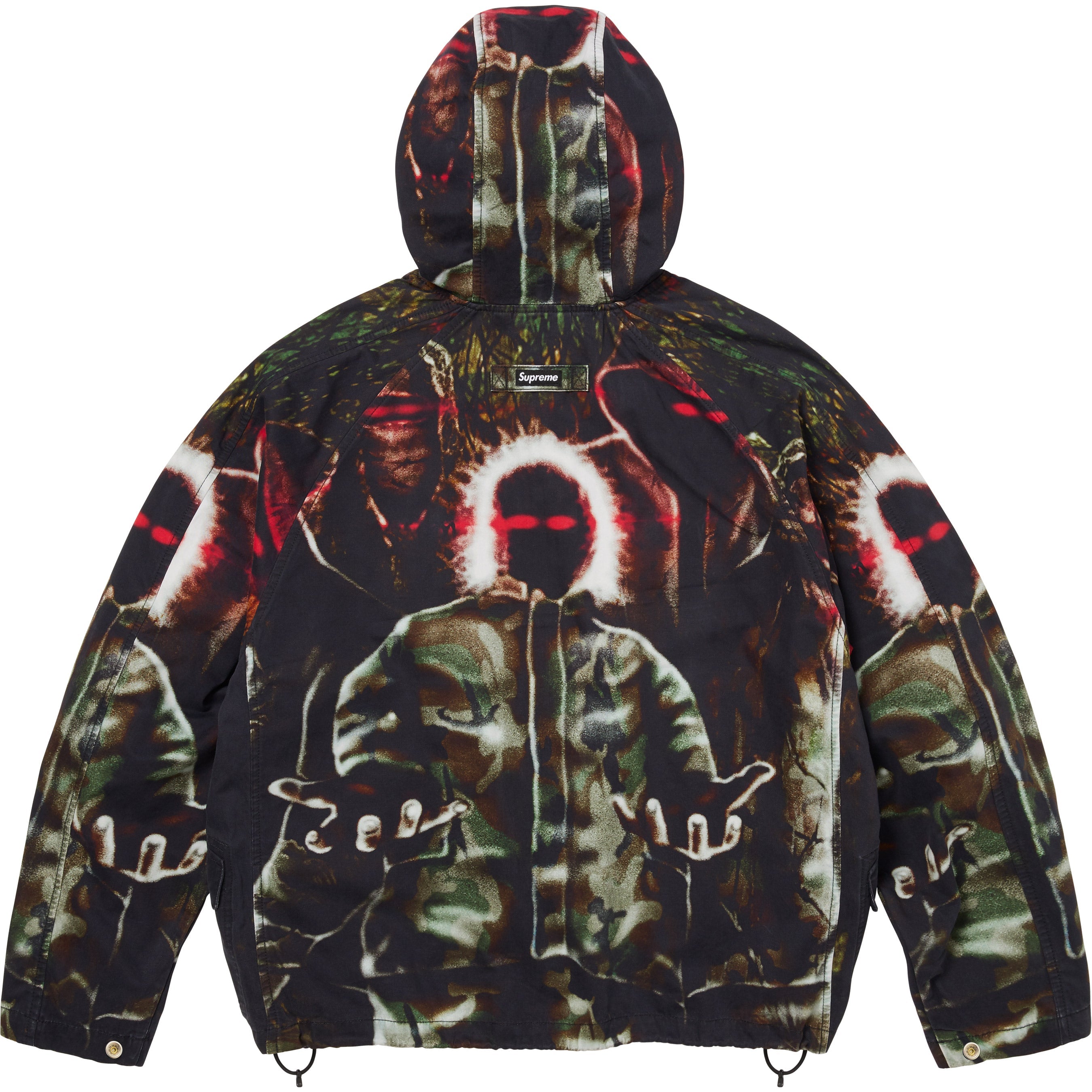 Hooded Raglan Jacket view 6